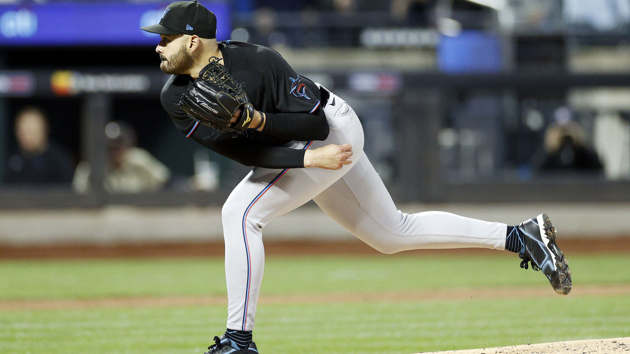 Jesus Luzardo of the Miami Marlins pitches against the New York News  Photo - Getty Images