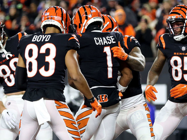 Ja'Marr Chase of the Cincinnati Bengals celebrates his touchdown News  Photo - Getty Images