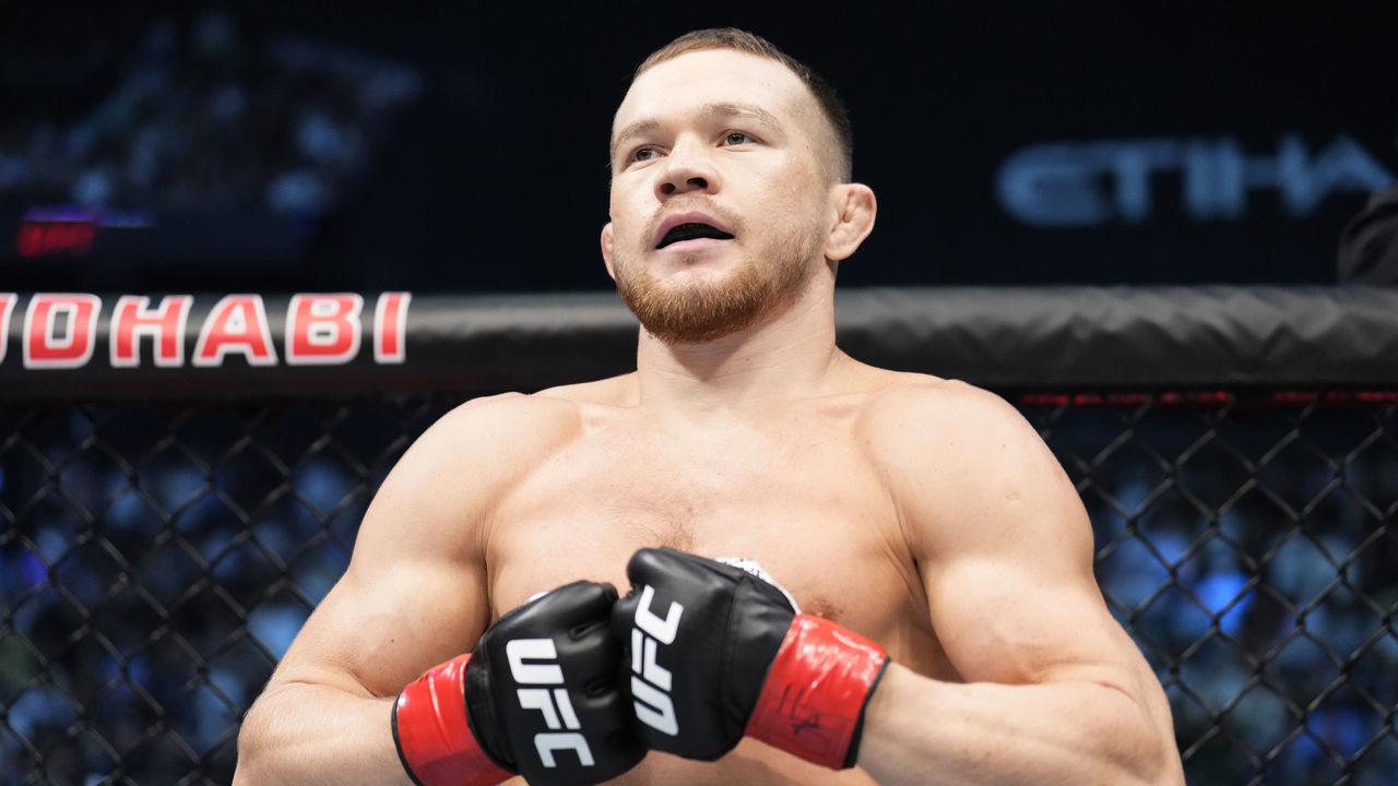 ABU DHABI, UNITED ARAB EMIRATES - OCTOBER 22: Petr Yan of Russia prepares to fight Sean O'Malley in a bantamweight fight during the UFC 280 event at Etihad Arena on October 22, 2022 in Abu Dhabi, United Arab Emirates.