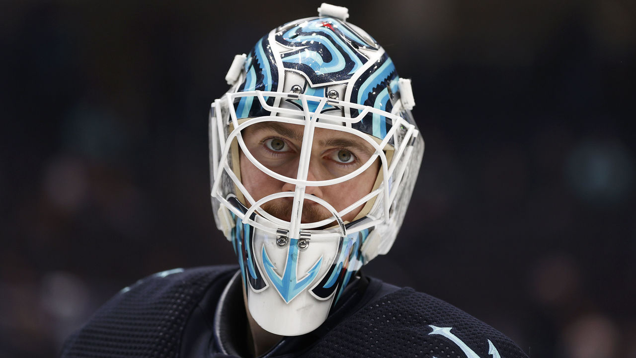 Vancouver Canucks winger Andrei Kuzmenko skips warmup over Pride jersey