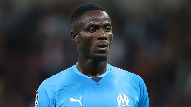 LONDON, ENGLAND - SEPTEMBER 07: Eric Bailly of Olympique Marseille during the UEFA Champions League group D match between Tottenham Hotspur and Olympique Marseille at Tottenham Hotspur Stadium on September 07, 2022 in London, England.