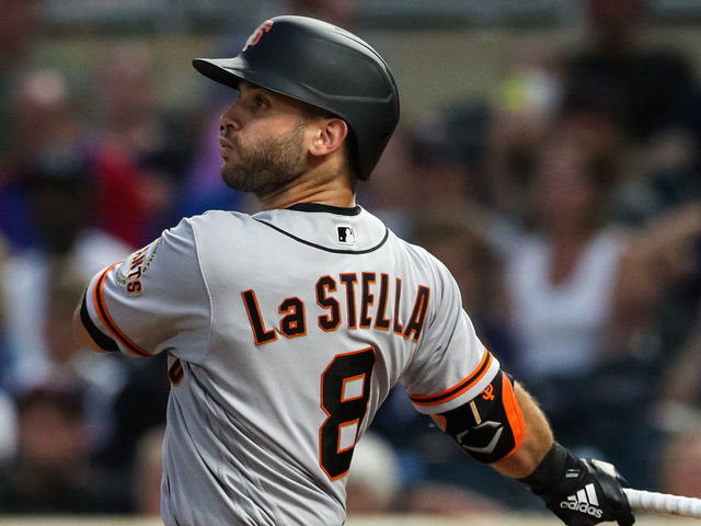 Tommy La Stella MLB, Los Angeles Angels, baseman, baseball, Thomas