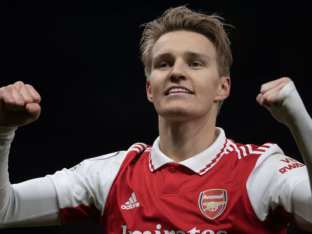 Arsenal captain Martin Odegaard crowned Premier League player of