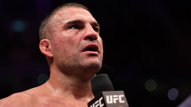 RIO DE JANEIRO, BRAZIL - JANUARY 21: Mauricio Rua of Brazil reacts after his loss to Ihor Potieria of Ukraine in a light heavyweight fight during the UFC 283 event at Jeunesse Arena on January 21, 2023 in Rio de Janeiro, Brazil.