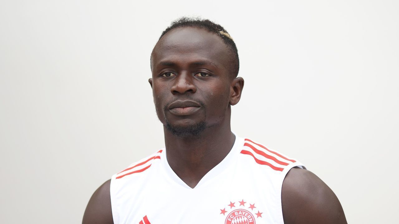 MUNICH, GERMANY - JULY 26: Sadio Mane of FC Bayern München during a training session of FC Bayern München at Saebener Strasse training ground on July 26, 2022 in Munich, Germany.