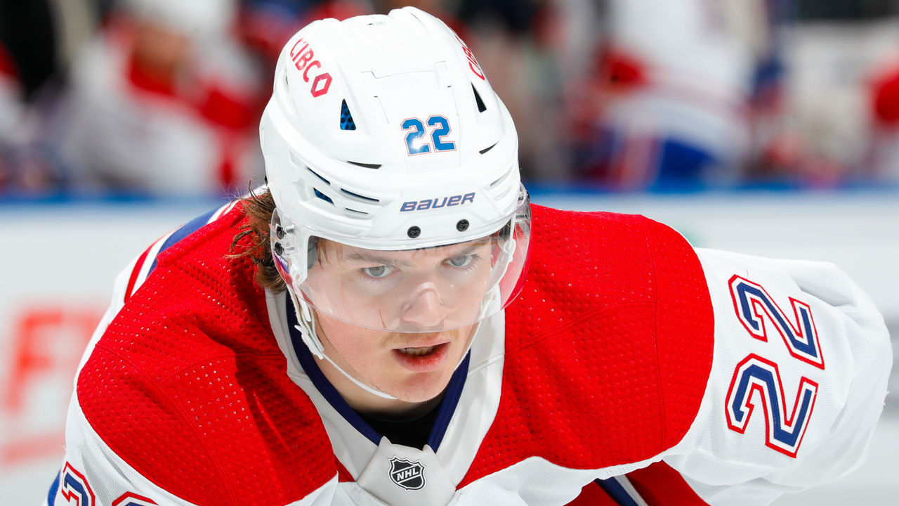 NEW YORK, NEW YORK - JANUARY 15: Cole Caufield #22 of the Montreal Canadiens skates against the New York Rangers at Madison Square Garden on January 15, 2023 in New York City.