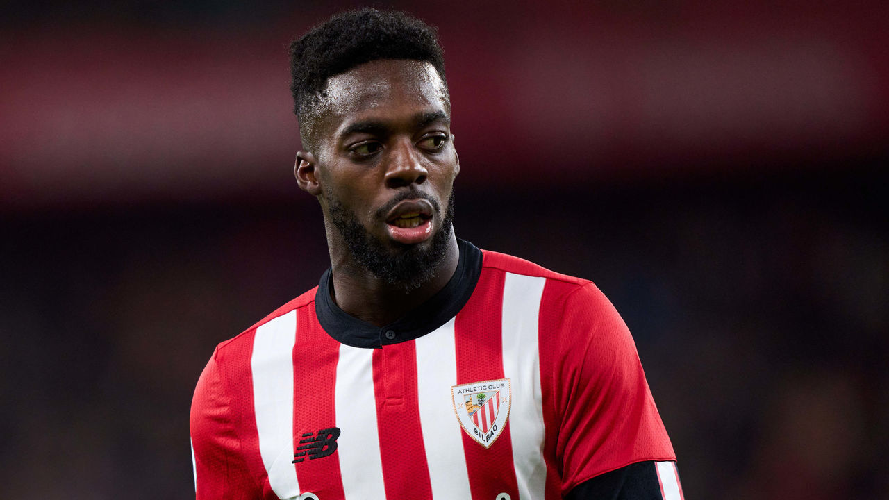 BILBAO, SPAIN - JANUARY 18: Inaki Williams of Athletic Club reacts during the Copa del Rey round of 16 match between Athletic Club and RCD Espanyol at San Mames Stadium on January 18, 2023 in Bilbao, Spain.