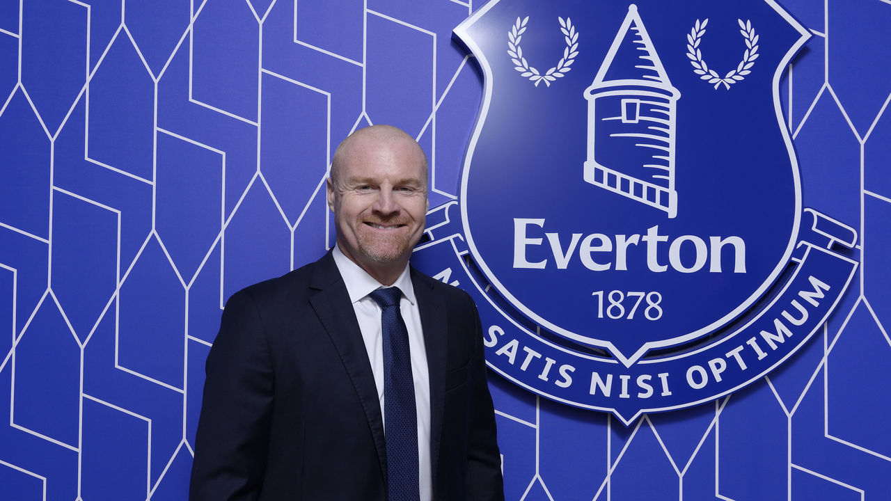 HALEWOOD, ENGLAND - JANUARY 30: (EXCLUSIVE COVERAGE) Sean Dyche poses for a photograph after becoming manager of Everton FC at Finch Farm on January 30, 2023 in Halewood, England.