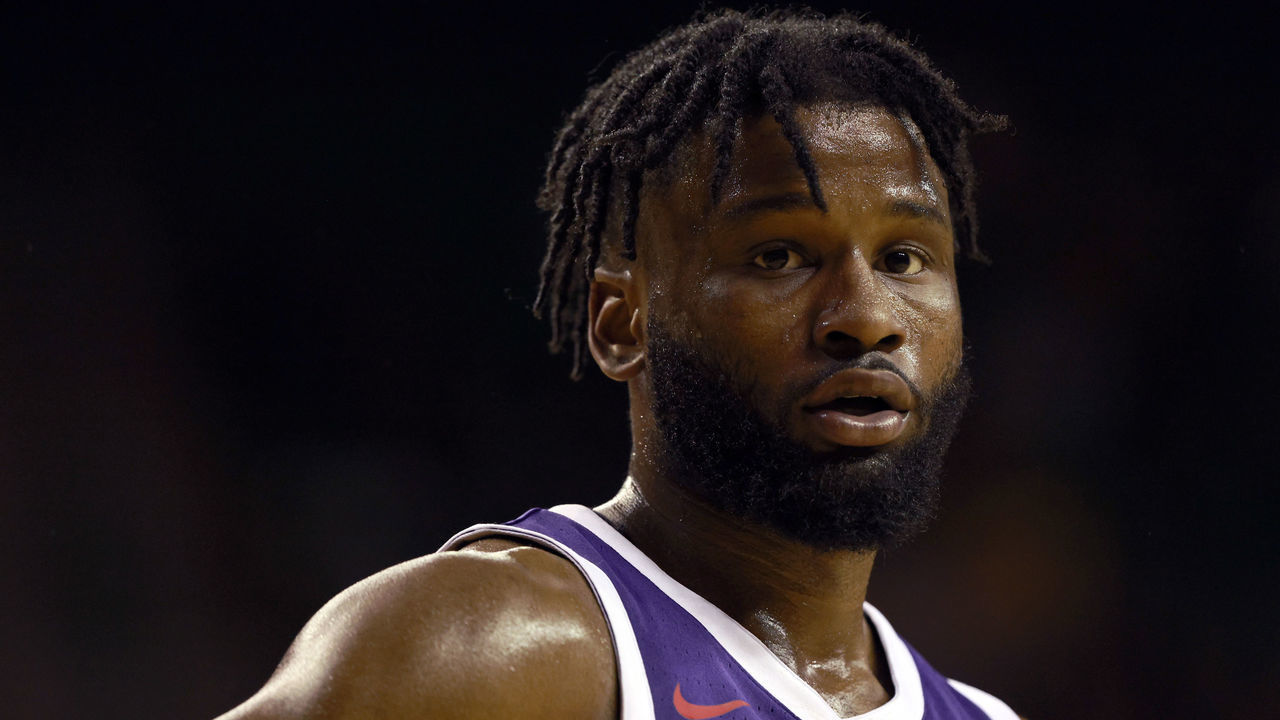 WACO, TEXAS - JANUARY 04: Mike Miles Jr. #1 of the TCU Horned Frogs looks on while taking on the TCU Horned Frogs in the first half at Ferrell Center on January 04, 2023 in Waco, Texas.