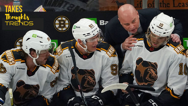 Bruins surprise themselves, Giordano thrives, and 4 more NHL items