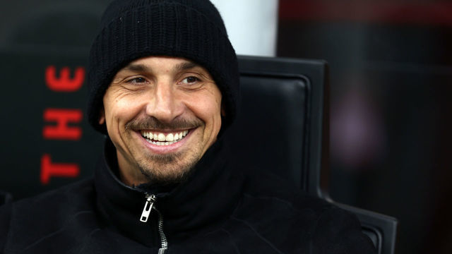 STADIO GIUSEPPE MEAZZA, MILANO, ITALY - 2023/01/08: Zlatan Ibrahimovic of Ac Milan looks on during the Serie A football match between Ac Milan and As Roma. The match ends in a tie 2-2.