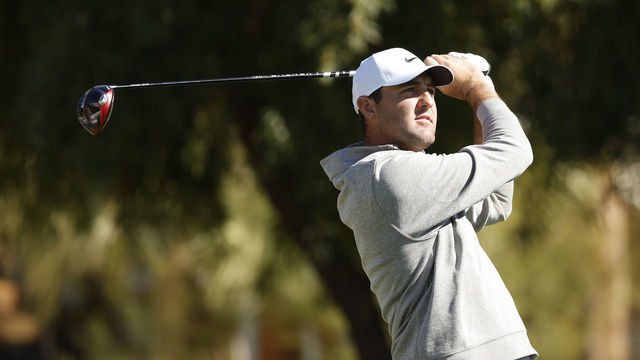 SCOTTSDALE, ARIZONA - FEBRUARY 10: Scottie Scheffler of the United States plays his shot from the fifth tee during the second round of the WM Phoenix Open at TPC Scottsdale on February 10, 2023 in Scottsdale, Arizona.