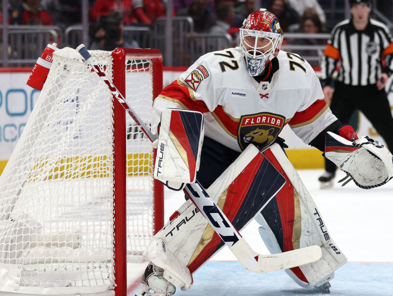 Florida Panthers defenseman Gustav Forsling (42) in action during the first  period of an NHL hockey game against the Washington Capitals, Thursday,  Feb. 16, 2023, in Washington. (AP Photo/Nick Wass Stock Photo - Alamy