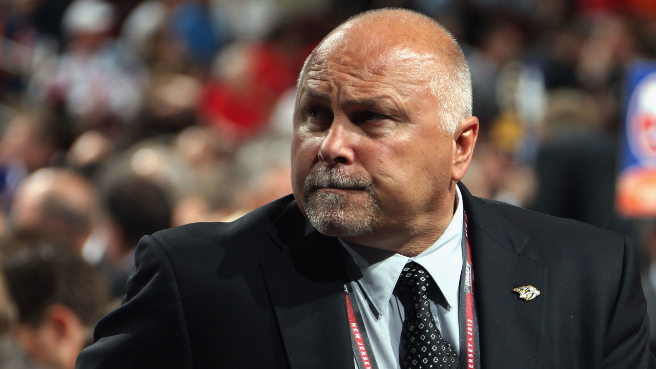 NEWARK, NJ - JUNE 30: Head coach Barry Trotz of the Nashiville Predators attends the 2013 NHL Draft at Prudential Center on June 30, 2013 in Newark, New Jersey.