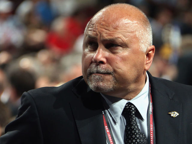 NEWARK, NJ - JUNE 30: Head coach Barry Trotz of the Nashiville Predators attends the 2013 NHL Draft at Prudential Center on June 30, 2013 in Newark, New Jersey.