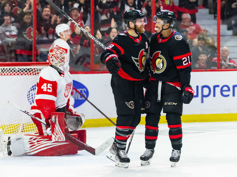 Giroux's 4point night propels Senators to victory over Red Wings