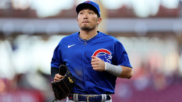 CINCINNATI, OHIO - OCTOBER 05: Seiya Suzuki #27of the Chicago Cubs against the Cincinnati Reds at Great American Ball Park on October 05, 2022 in Cincinnati, Ohio.
