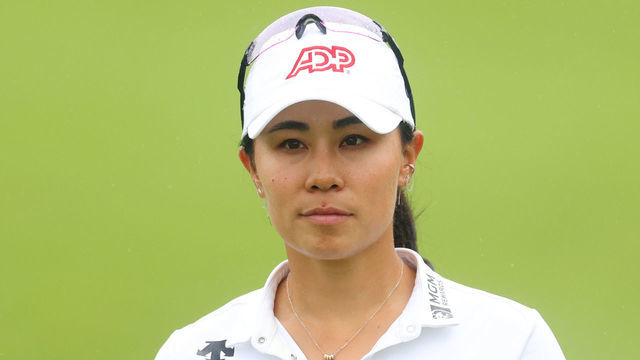SINGAPORE, SINGAPORE - MARCH 03: Danielle Kang of The United States looks on from the eighteenth hole during Day Two of the HSBC Women's World Championship at Sentosa Golf Club on March 03, 2023 in Singapore.