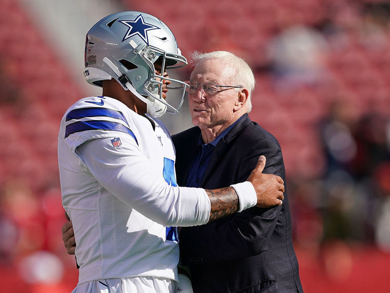 Is Jerry Jones delusional? Cowboys owner believes Dak Prescott can improve  with time and compared him to Tom Brady