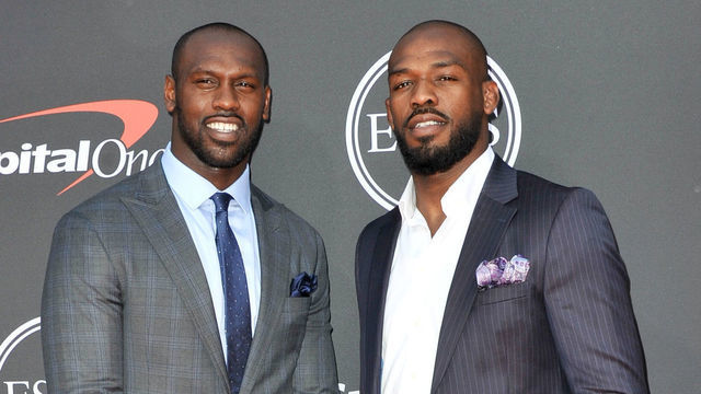 LOS ANGELES, CALIFORNIA - JULY 10: Jon Jones and Chandler Jones attend the 2019 ESPY Awards at Microsoft Theater on July 10, 2019 in Los Angeles, California.