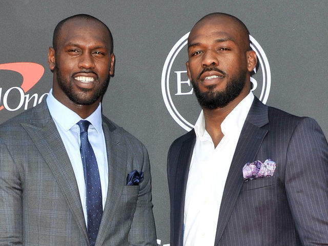 LOS ANGELES, CALIFORNIA - JULY 10: Jon Jones and Chandler Jones attend the 2019 ESPY Awards at Microsoft Theater on July 10, 2019 in Los Angeles, California.