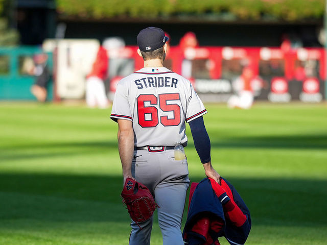 Spencer Strider strikes out nine vs. Phillies