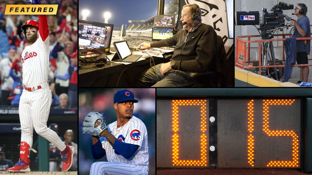 TV's challenge: How to work in the tight spaces of the new pitch clock