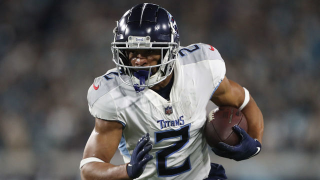 JACKSONVILLE, FLORIDA - JANUARY 07: Robert Woods #2 of the Tennessee Titans carries the ball during the first half against the Jacksonville Jaguars at TIAA Bank Field on January 07, 2023 in Jacksonville, Florida.