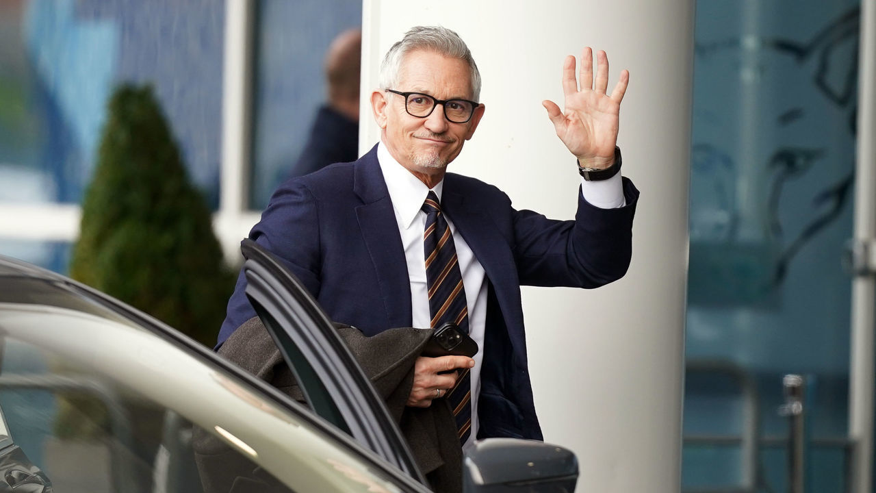 Gary Lineker arriving ahead of the Premier League match at the King Power Stadium, Leicester. The BBC's football coverage on Saturday was ripped up as several more presenters and reporters withdrew in solidarity with Gary Lineker after the Match of the Day presenter was stood down on Friday. Picture date: Saturday March 11, 2023.
