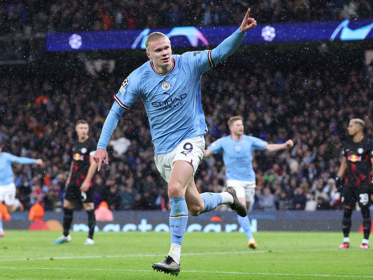 Haaland's astonishing 5-goal outburst puts Man City into UCL quarters ...