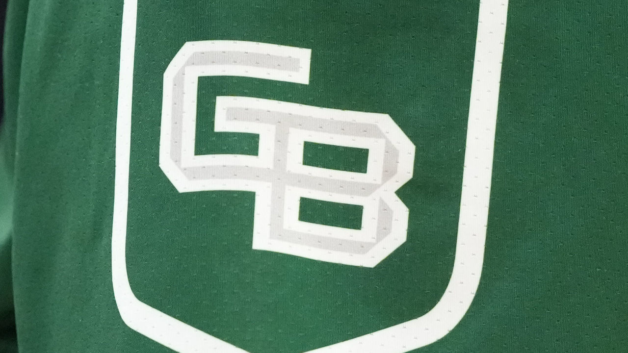 WASHINGTON, DC - NOVEMBER 12: The Green Bay Phoenix logo on a pair of shorts during a college basketball game against the Georgetown Hoyas at Capital One Arena on November 12, 2022 in Washington, DC.
