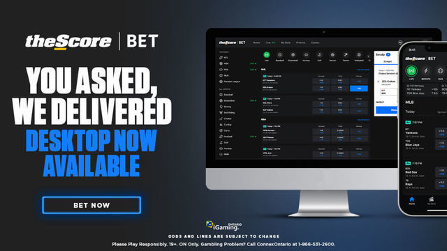 theScore Bet now LIVE on desktop!