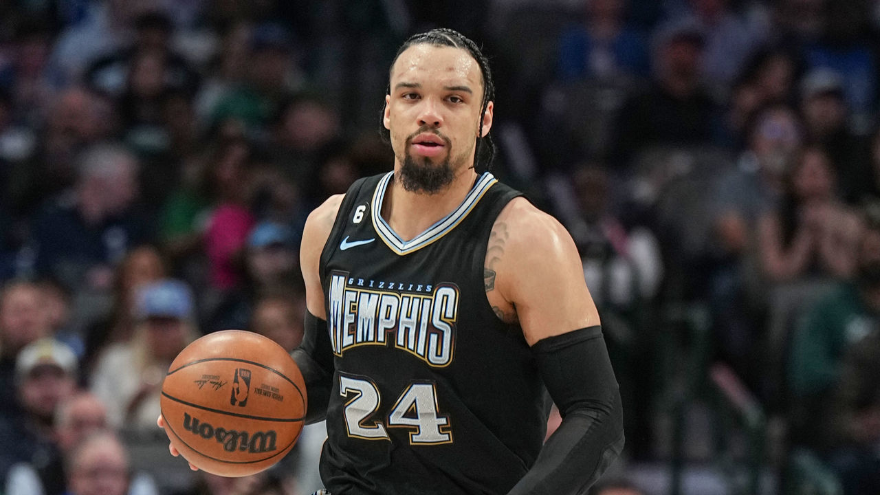 DALLAS, TX - MARCH 13: Dillon Brooks #24 of the Memphis Grizzlies goes to the basket during the game on March 13, 2023 at the American Airlines Center in Dallas, Texas. Mandatory Copyright Notice: Copyright 2023 NBAE
