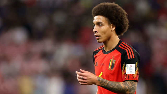 DOHA, QATAR - DECEMBER 01: Axel Witsel of Belgium looks during the FIFA World Cup Qatar 2022 Group F match between Croatia and Belgium at Ahmad Bin Ali Stadium on December 01, 2022 in Doha, Qatar.
