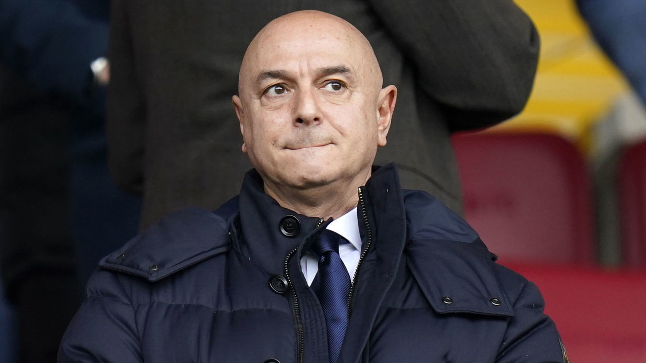 Tottenham Hotspur chairman Daniel Levy in the stands ahead of the Premier League match at St Mary's Stadium, Southampton. Picture date: Saturday March 18, 2023.