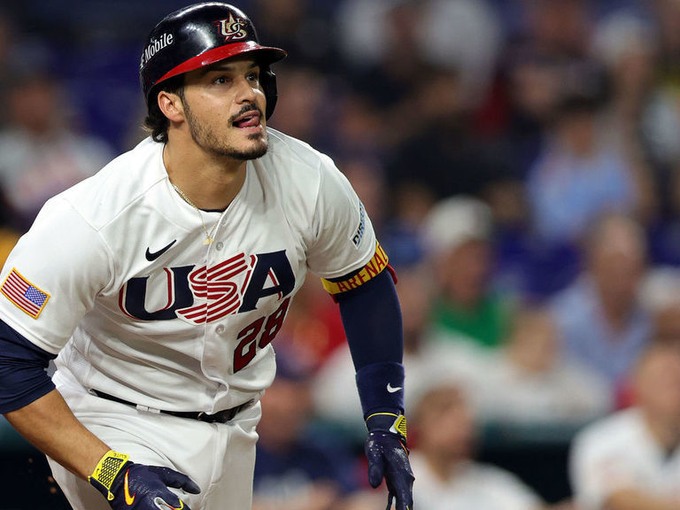 Cardinals' Arenado hit by pitch, exits WBC semifinal