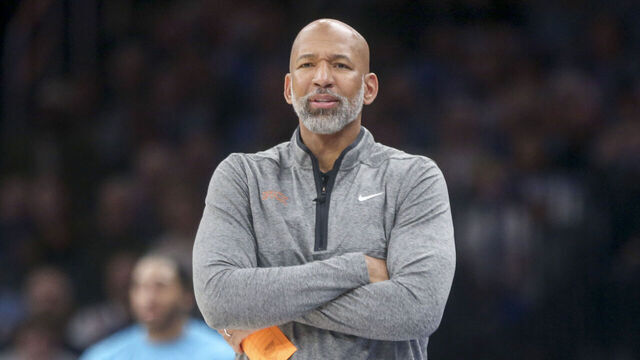 OKLAHOMA CITY, OKLAHOMA - MARCH 19: Head coach Monty Williams of the Phoneix Suns coaches during the first quarter against the Oklahoma City Thunder at Paycom Center on March 19, 2023 in Oklahoma City, Oklahoma.