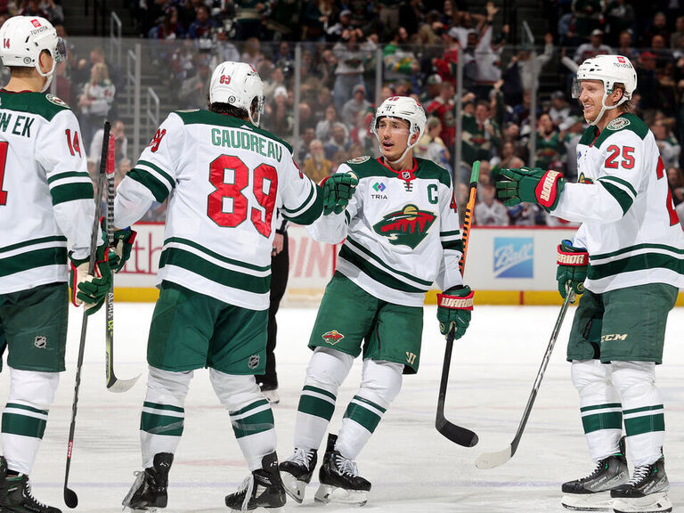 Gaudreau scores twice, Wild beat Avalanche 4-2 | theScore.com