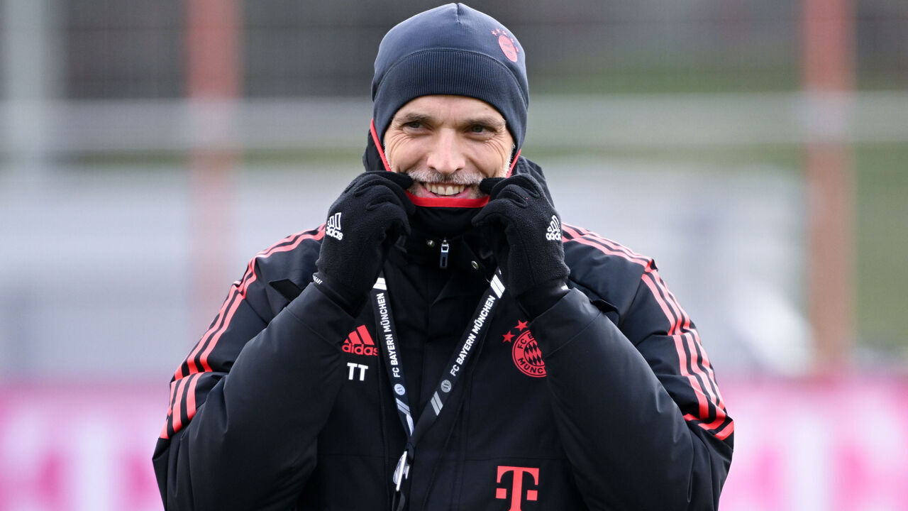 dpatop - 28 March 2023, Bavaria, Munich: Soccer; Bundesliga, training FC Bayern Munich at the training ground on Säbener Straße. The new Bayern coach Thomas Tuchel leads the training for the first time. Photo: Sven Hoppe/dpa