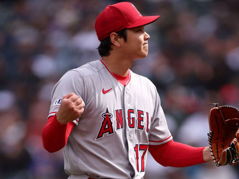 Ohtani drives in a run, pitches Angels past Mariners 4-3