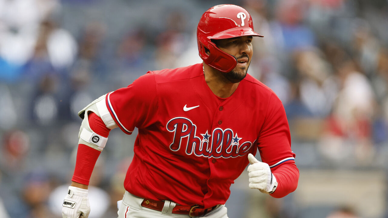 Phillies' Darick Hall needs thumb surgery, will miss significant time – NBC  Sports Philadelphia