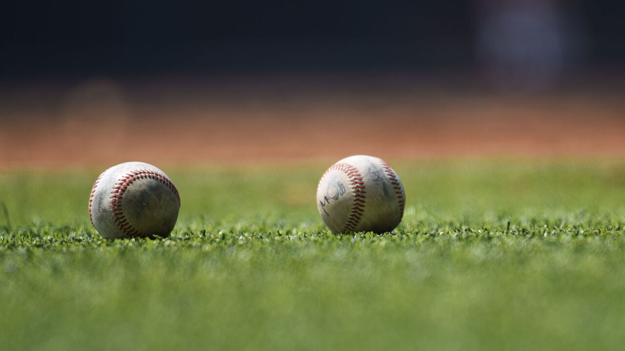 March 27, 2023, Mexico City, Mexico: Baseballs are seen during the training of the players of the Diablos Rojos de Mexico baseball team at Alfredo Harp Helu Stadium. on March 27, 2023 in Mexico City, Mexico.
