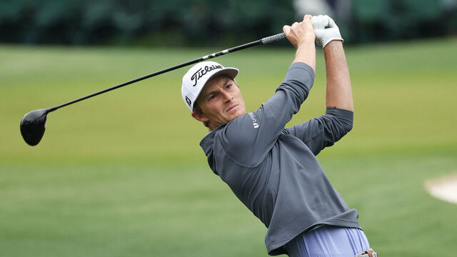 AUGUSTA, GEORGIA - APRIL 03: Will Zalatoris of the United States plays his shot from the third tee during a practice round prior to the 2023 Masters Tournament at Augusta National Golf Club on April 03, 2023 in Augusta, Georgia.