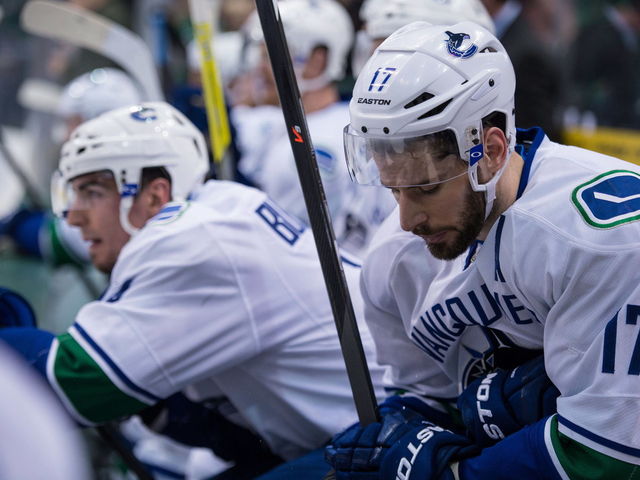 Report: Trade market heating up for Canucks' Kesler