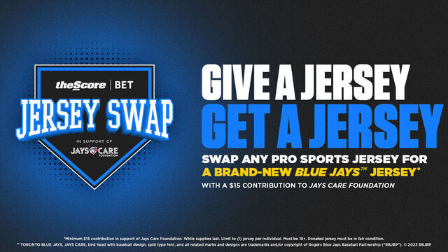 theScore Bet Steps Up to the Plate with Jersey Swap Event Benefiting Jays Care Foundation