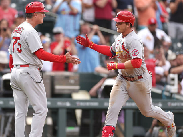 Photo: St. Louis Cardinals Nolan Gorman Hits Three Run Home Run