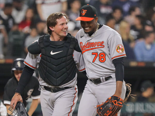 CHICAGO, IL - APRIL 14: Baltimore Orioles catcher Adley Rutschman