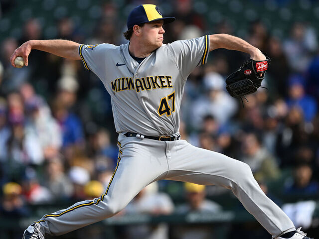 Brewers Pitcher Gus Varland Takes Padres Manny Machado 105 MPH