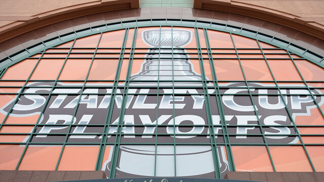 ANAHEIM, CA - APRIL 30: A sign sits over an entrance before Game One of the Western Conference Quarterfinals during the 2013 Stanley Cup Playoffs at Honda Center on April 30, 2013 in Anaheim, California.