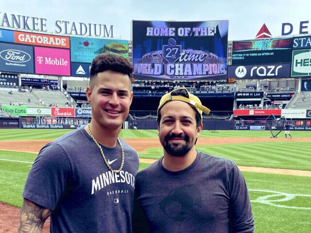 Jose Miranda, Lin-Manuel Miranda enjoy family reunion at Yankee Stadium